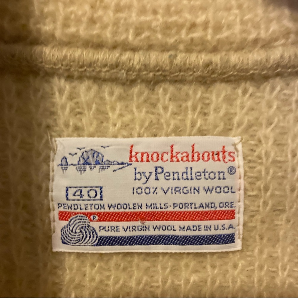 Vintage Pendleton sweater jacket